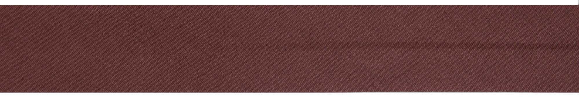 50mm Bias Binding Polycotton Edging 012D, 937 Dark Tan_Brown, 1 Metre