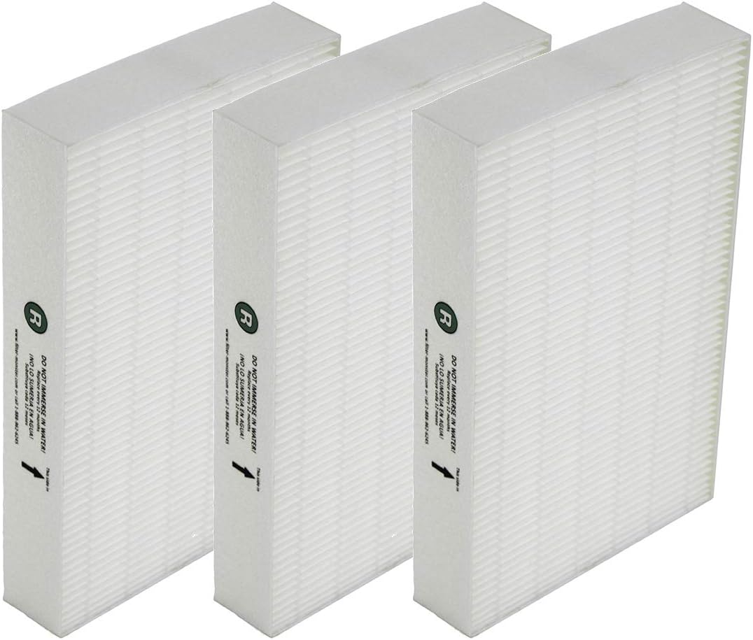 Replacement Filter Compatible with Honeywell R Filter (HRF-R3) for HPA090, HPA100, HPA200, HPA250 and HPA300 Series Air Purifiers (3 Pack)
