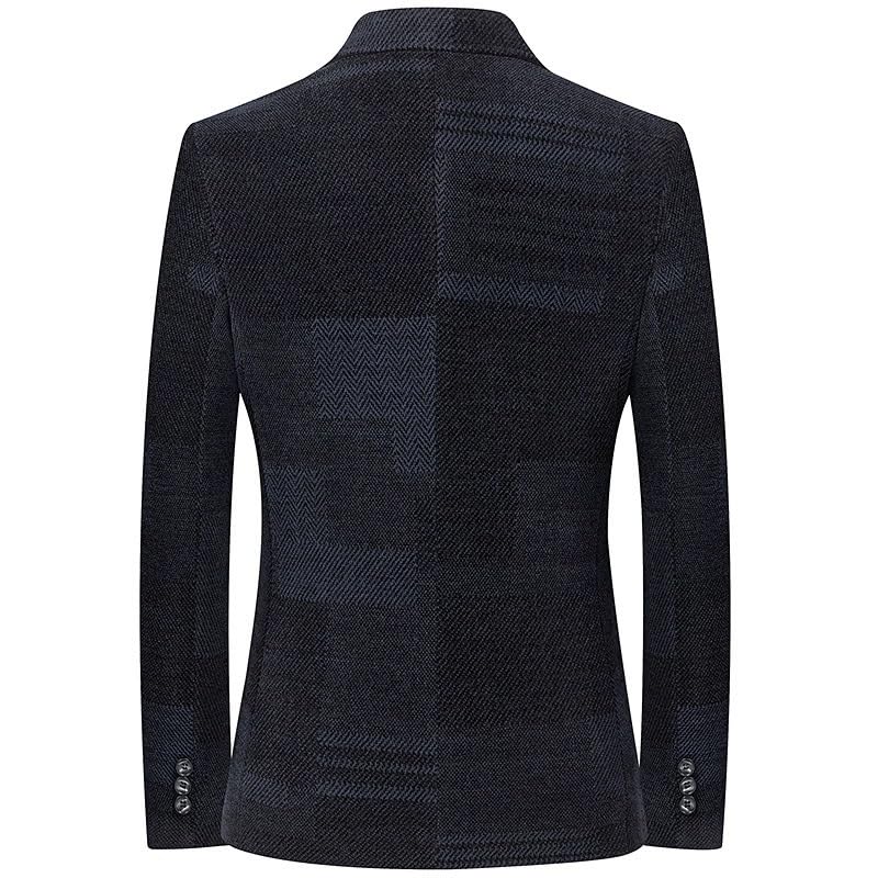 Men's Thick Slim Fit Casual Korean Autumn Winter Trendy Sport Coat for Business Daily Wear2