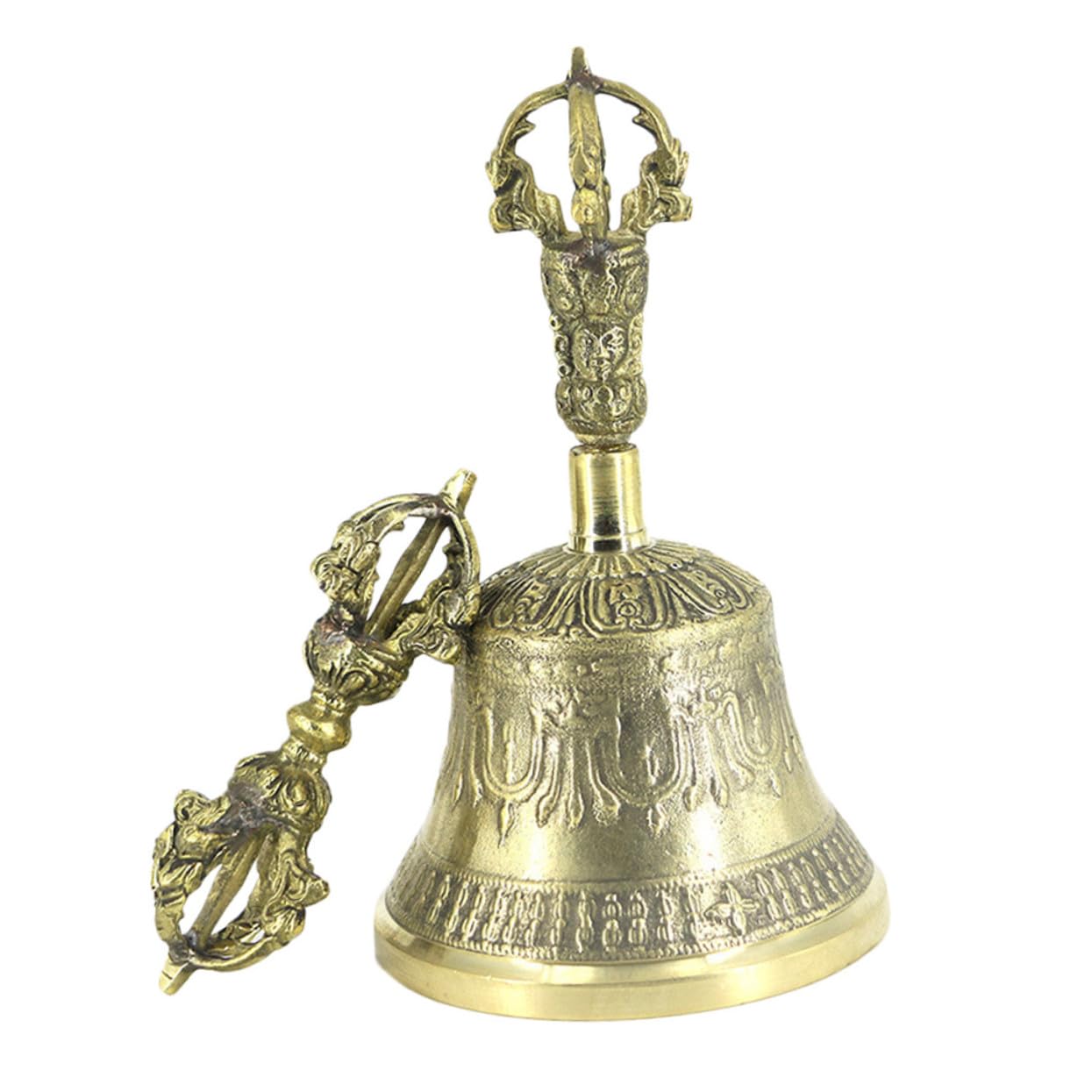 Cloche Vajra laiton comme cadeau spirituel pour adepte de yoga