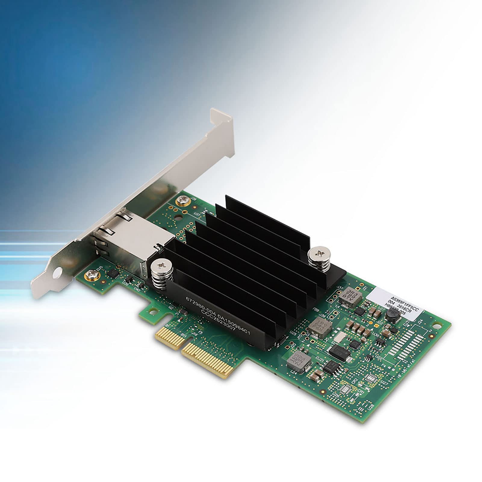 Bewinner Scheda Adattatore di Rete X550-T1 10 Gigabit Ethernet, NIC Server 10GBase-T PCI Express 3.0 X8, 1 Porta RJ-45, Supporto 100M/1G/5G/10G, Prestazioni Elevate, Utilizzo Ridotto della CPU