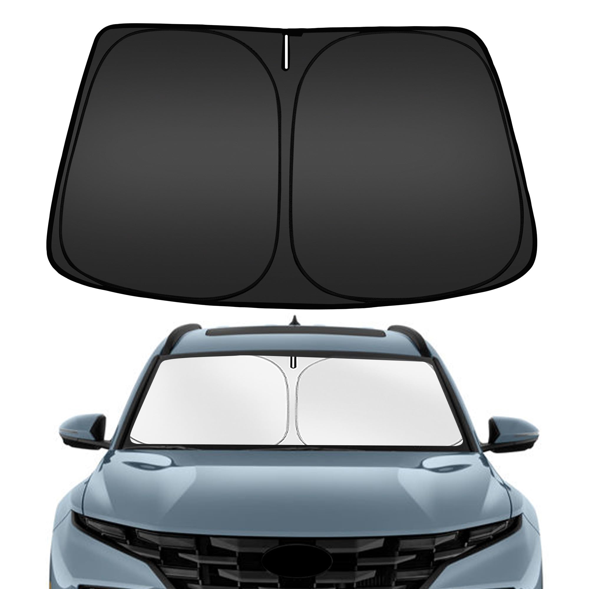 ARISMOTOR Windshield Sun Shade for H-yundai Santa Cruz 2022-2026 2027