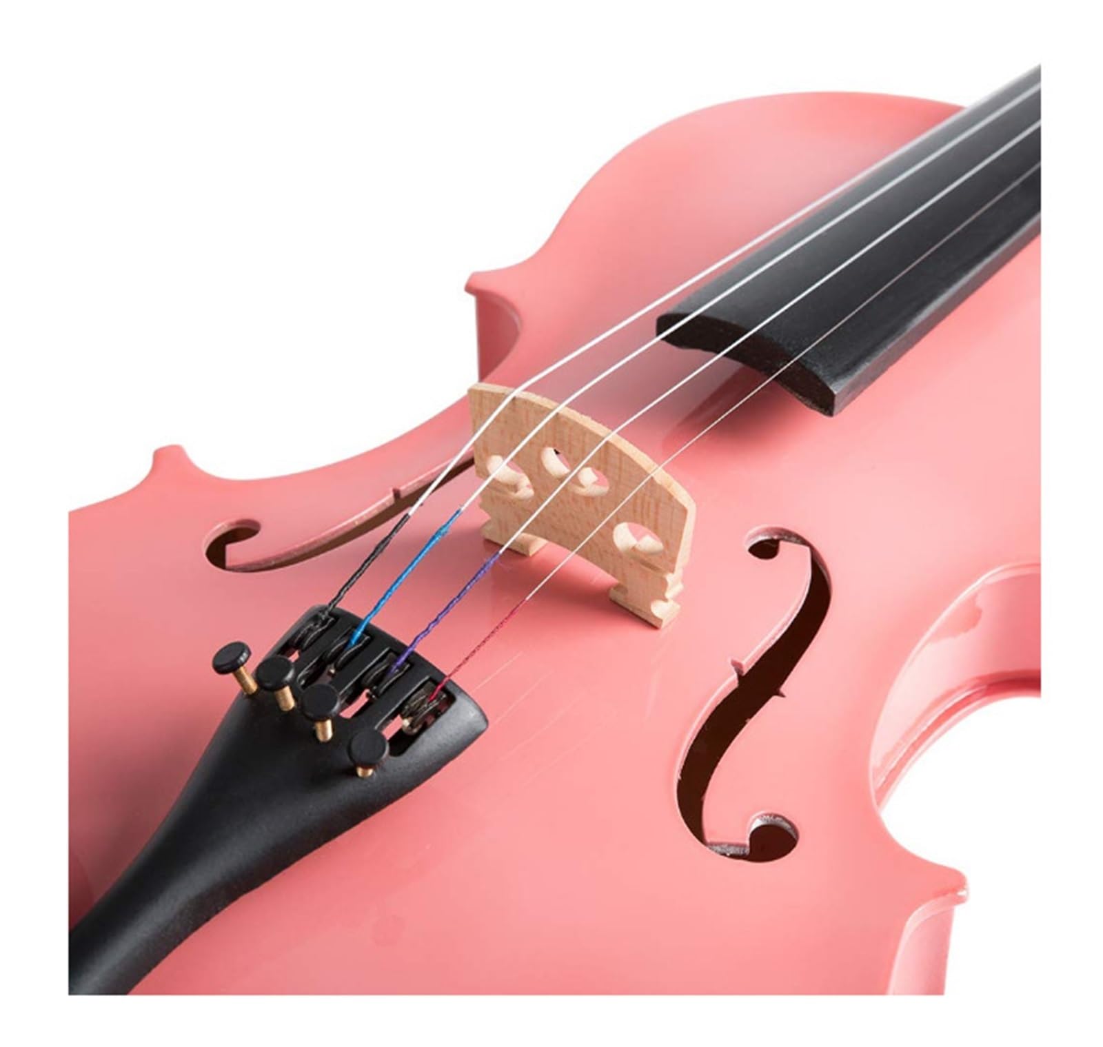 Violino rosa Violino Violino Strumento musicale Violino colorato Violino in tiglio