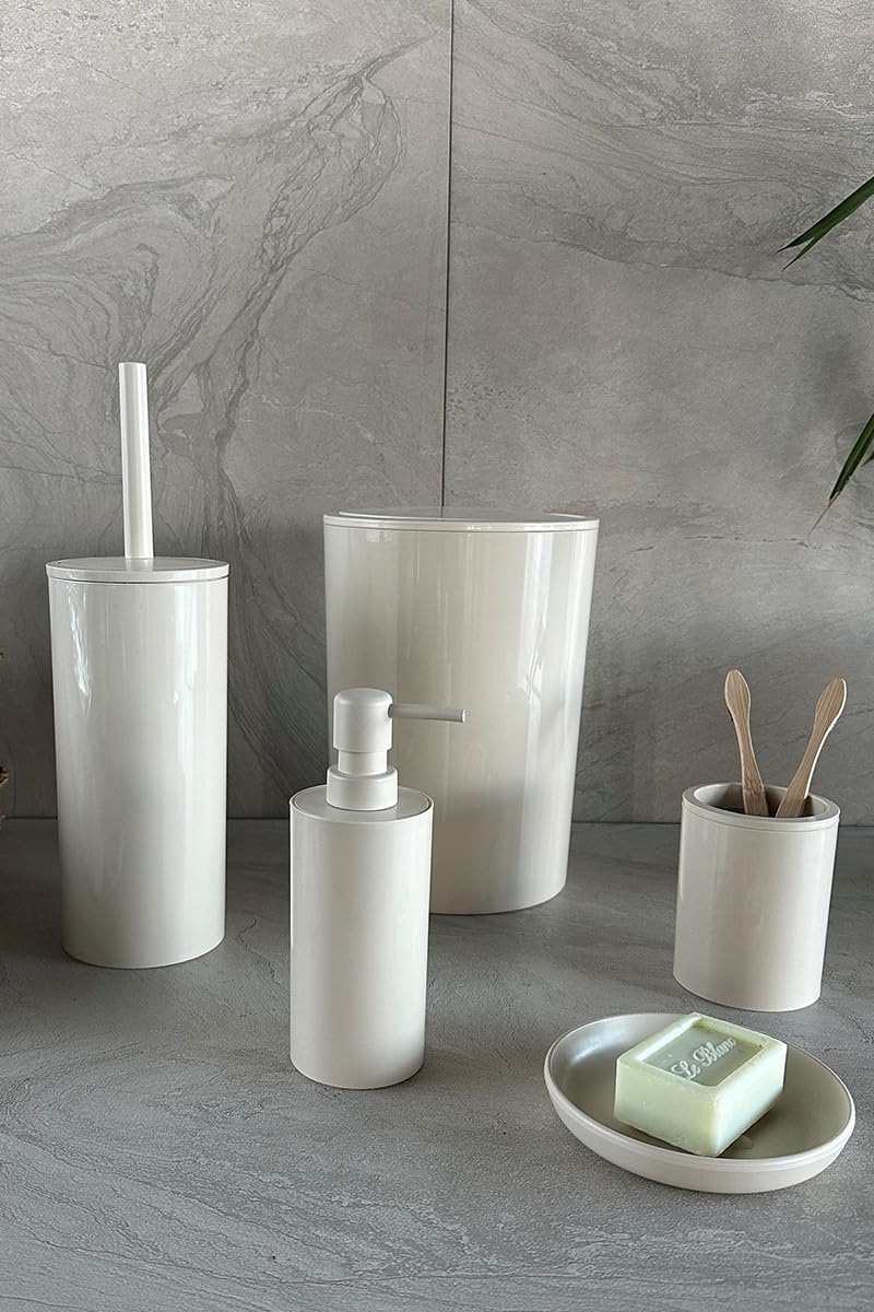 FLORES 5Lİ BANYO SETİ-BEJ