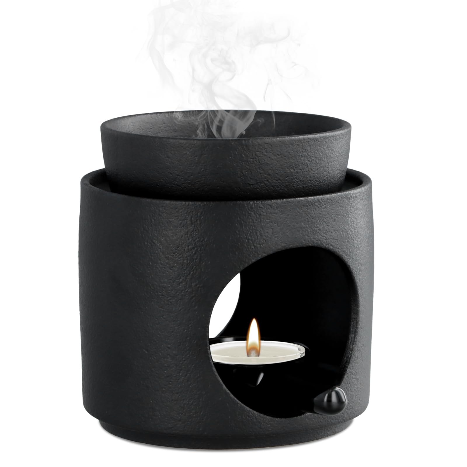 YILANJIN Wax Melt Burner,Ceramic Oil Burner Aroma Diffuser, Wax burner Ceramic Burners,Aromatherapy Holder, Tealight Holder Diffuser, Essential Oil and Wax Melts, Candle Burnerfor Home Office Decor