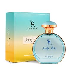 Ramsons - SANDY SHORE Eau De Parfum | 100 ML | Perfume For Women | TN - Mint, Lavender, Bergamot, Mandarin orange, Lemon | MN - Sea grass, Ginger, Jasmine Rose | BN - Musk, Sandalwood, Cedar