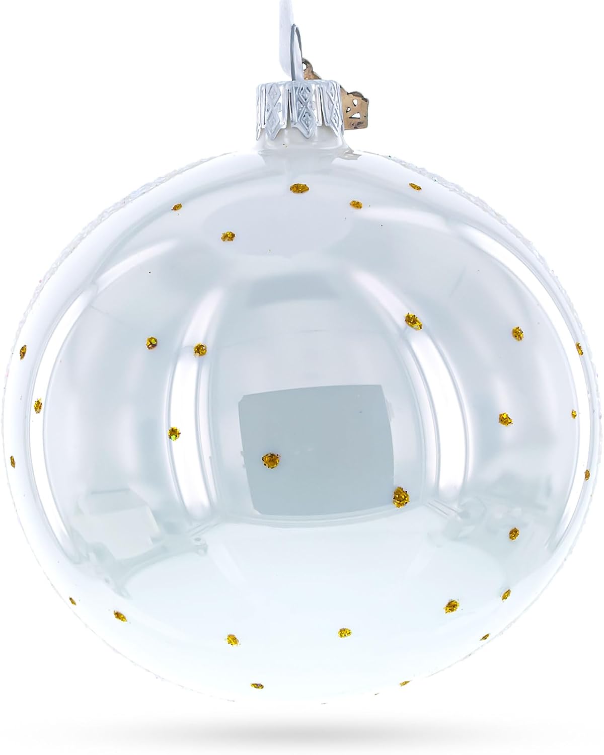 Tuscany, Italy Country Side Painting Glass Ball Christmas Ornament 4 Inches