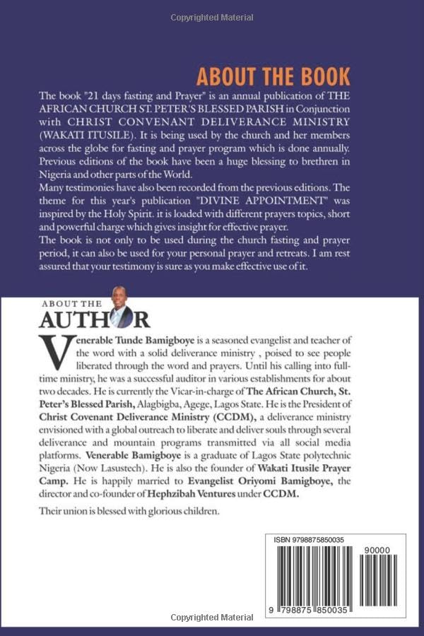 Vista 2 de 21 DAYS PRAYER AND FASTING DIVINE APPOINTMENT