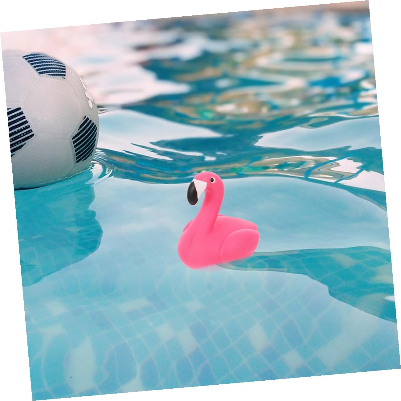2pcs Floating Pool Thermometer Set – Flamingo and Turtle-Shaped Water Thermometers for Swimming Pools and Spas – Easy-Read Large Display Floating Water Temperature Gauge