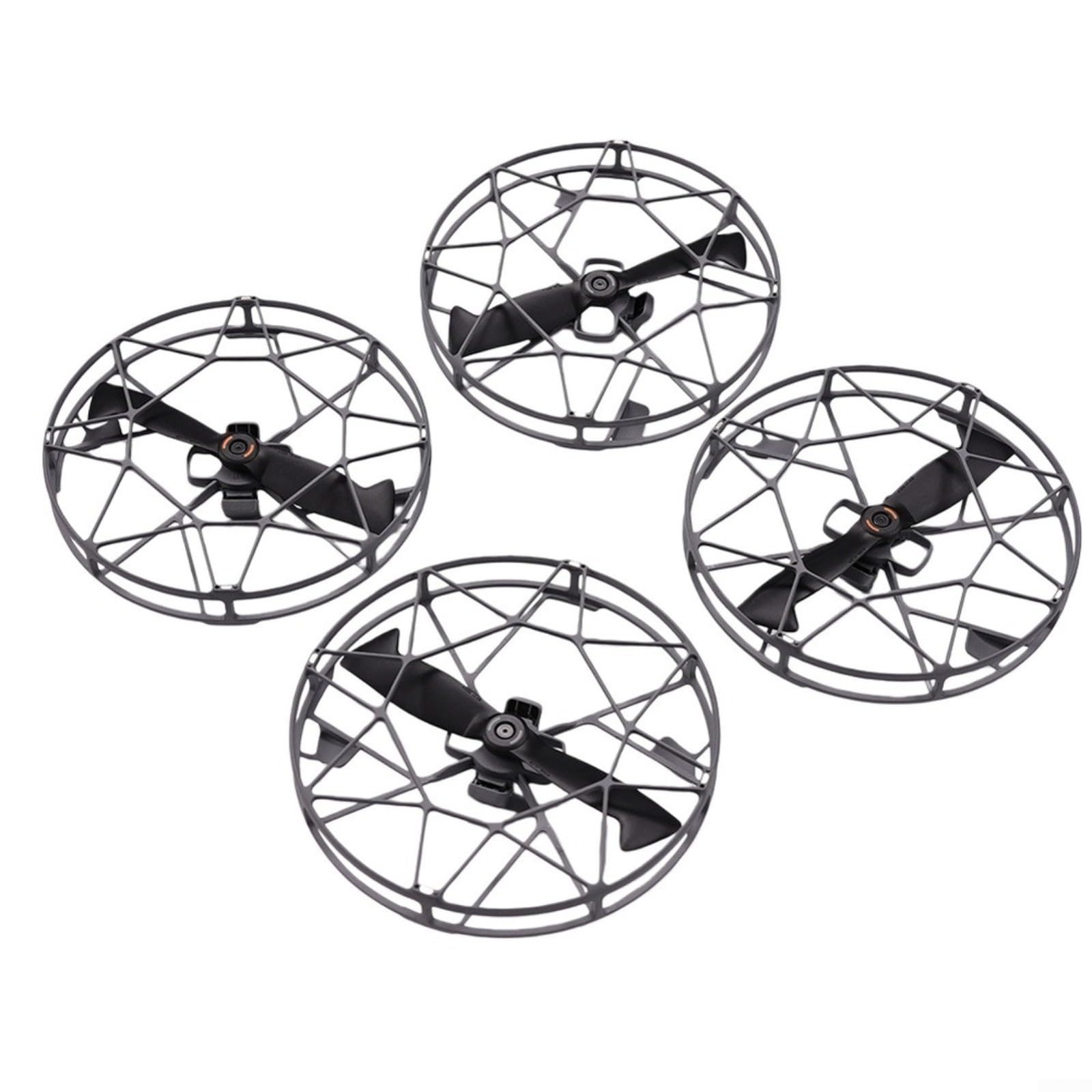 Protezione elica per DJI per MINI 5 Pro, robusta protezione elica in ABS, anello di protezione a spirale leggero, colore grigio, facile da montare per voli sicuri, accessori droni 15 x 15 x 3 cm