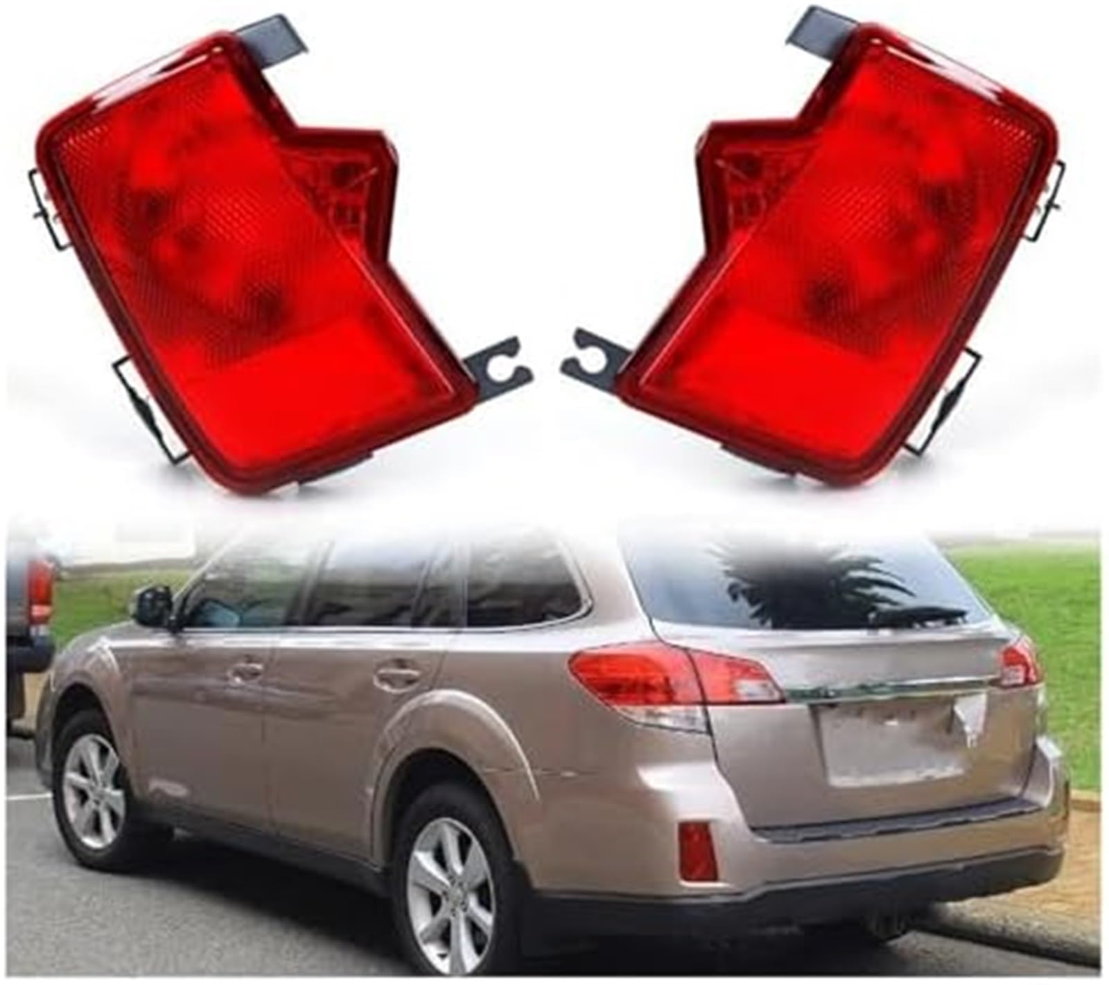 Światła tylne do Subaru, Outback 2009-2014, tylny zderzak, światło przeciwmgielne, tylna lampa odblaskowa, światło obrysowe, brak żarówki 845913J130 84551AJ020 Lampa tylna (lewa) Światło tylne