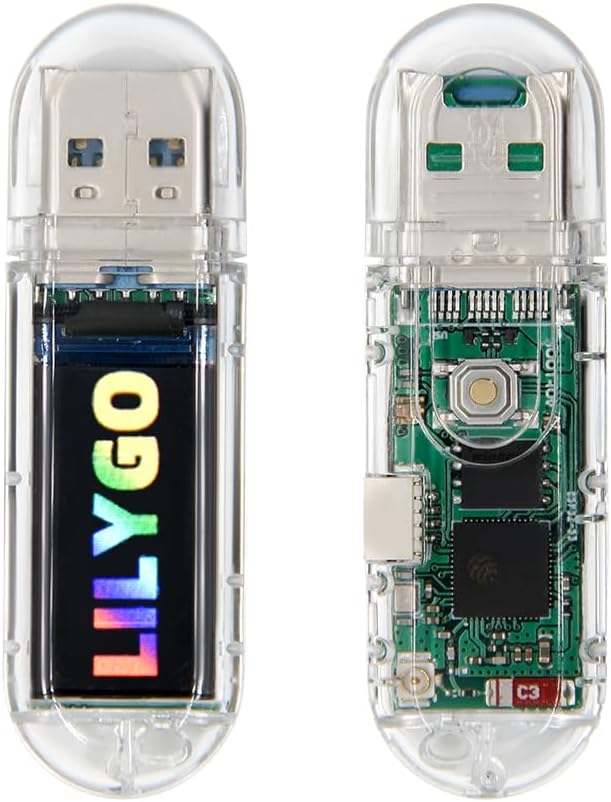 LILYGO T-Dongle-S3 front and back view