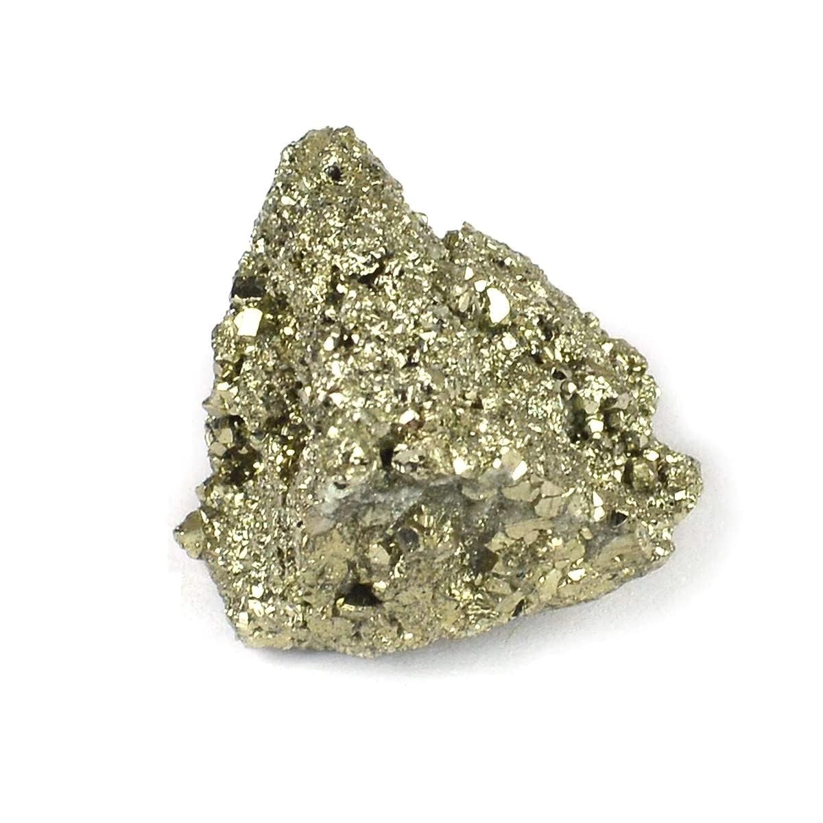 Shivalays Natural Golden Pyrite Row Stone 100-110 Gram, Money Magnet Stone-image-45