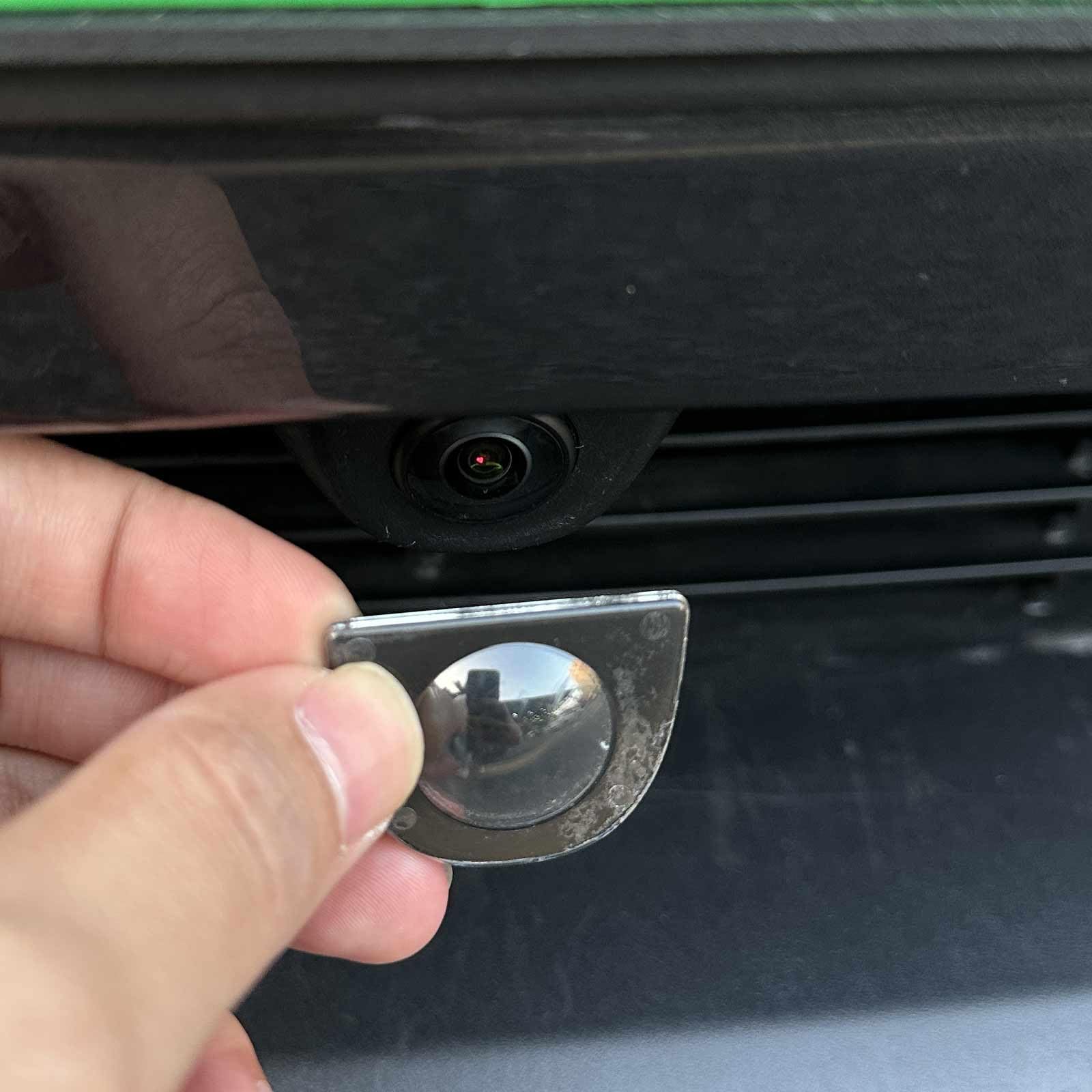 Ensemble de 2 protecteurs de lentille en PC pour Tesla Model Y Juniper/Model YL 2025-2026, Couverture protectrice Anti-Rayures pour caméra de Voiture et Accessoires
