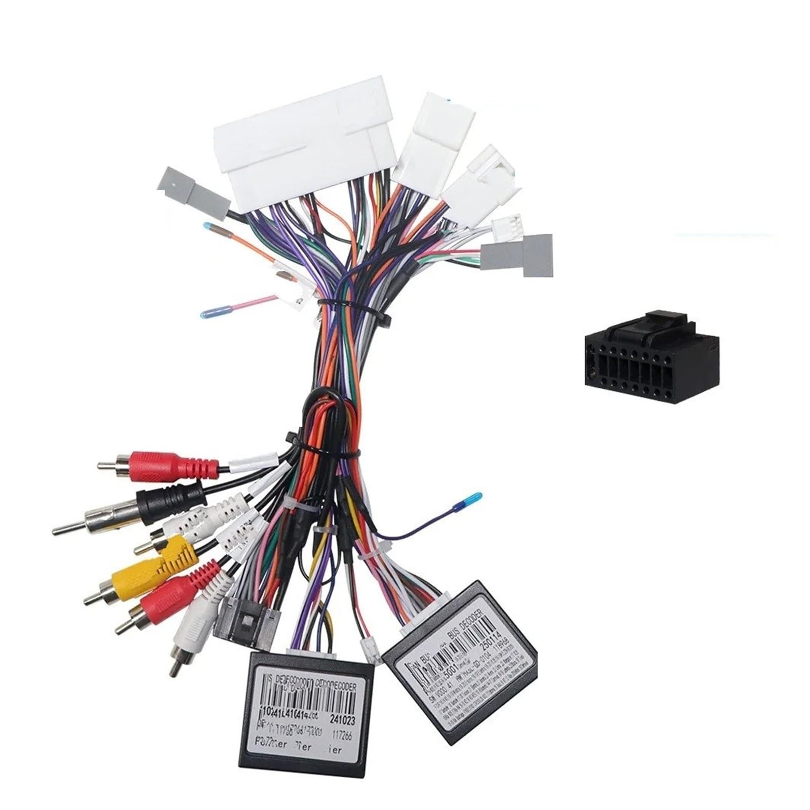 Kit Mascherina Radio Per Hyundai Per Sonata 8 9 Per IX45 Auto Cablaggio Adattatore Canbus Box Decoder Android Radio Cavo Di Alimentazione Pannello