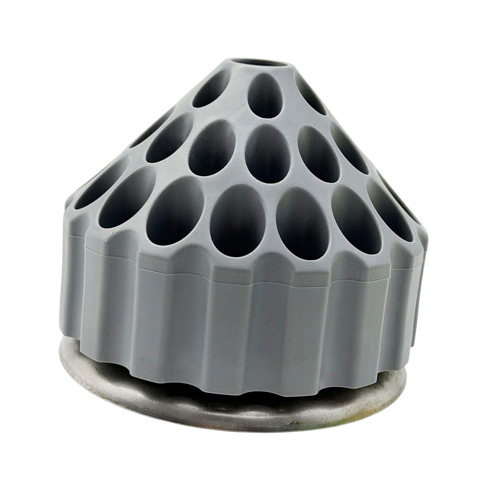 Rotating Bur Holder Multiple Compartment Tool Organizers Construction Workshop Storage for Various Bits Rotating Bur Holder
