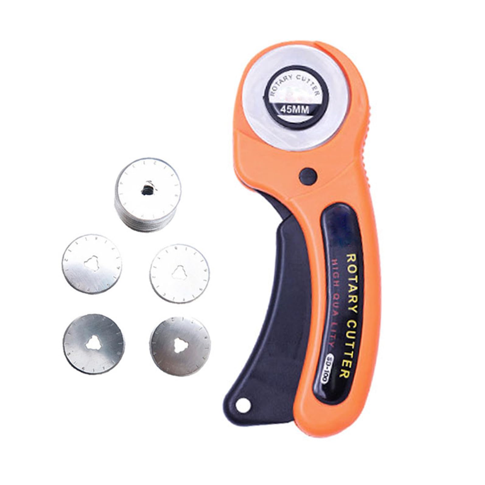 Set Di Taglierina Rotante Manuale Creativo Kit Da Cucito Rotondo Piano Cutter Impugnatura Ergonomica E Protezione Di Sicurezza Della Lama