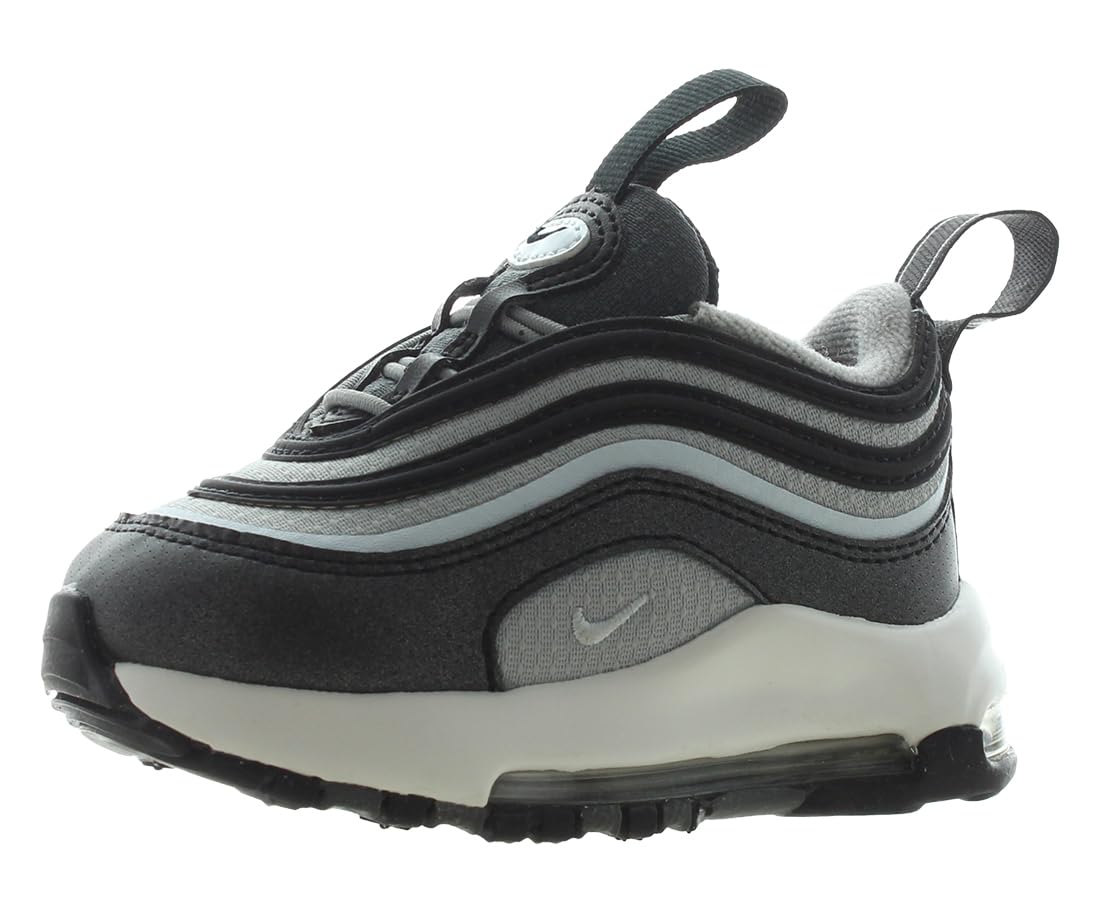 Nike Air Max 97 Infant/Toddler Shoes Size 6, Color: Black/Blue Tint/Iron Grey-Black