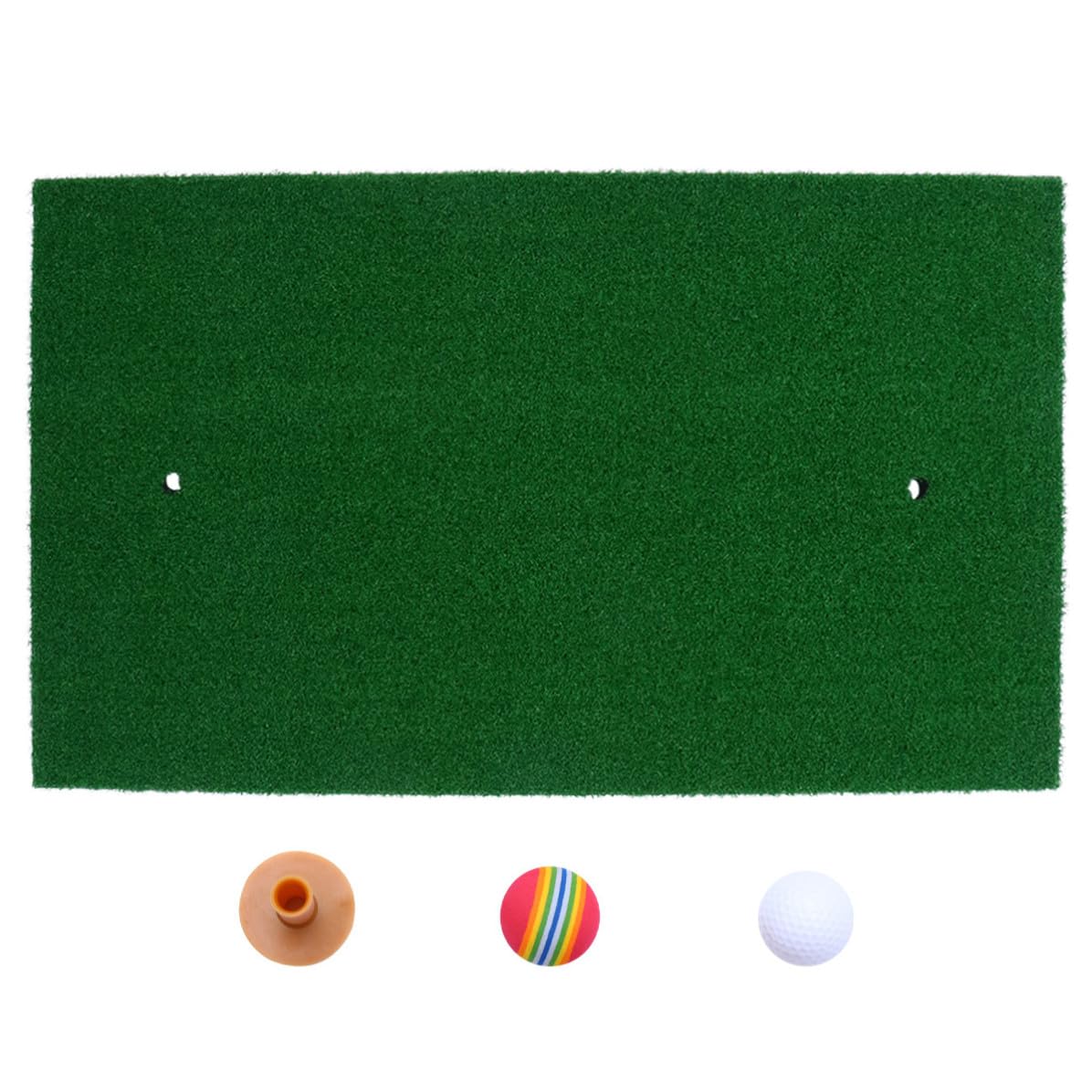 Tappetino da Allenamento Golf Portatile in PP Verde per Casa