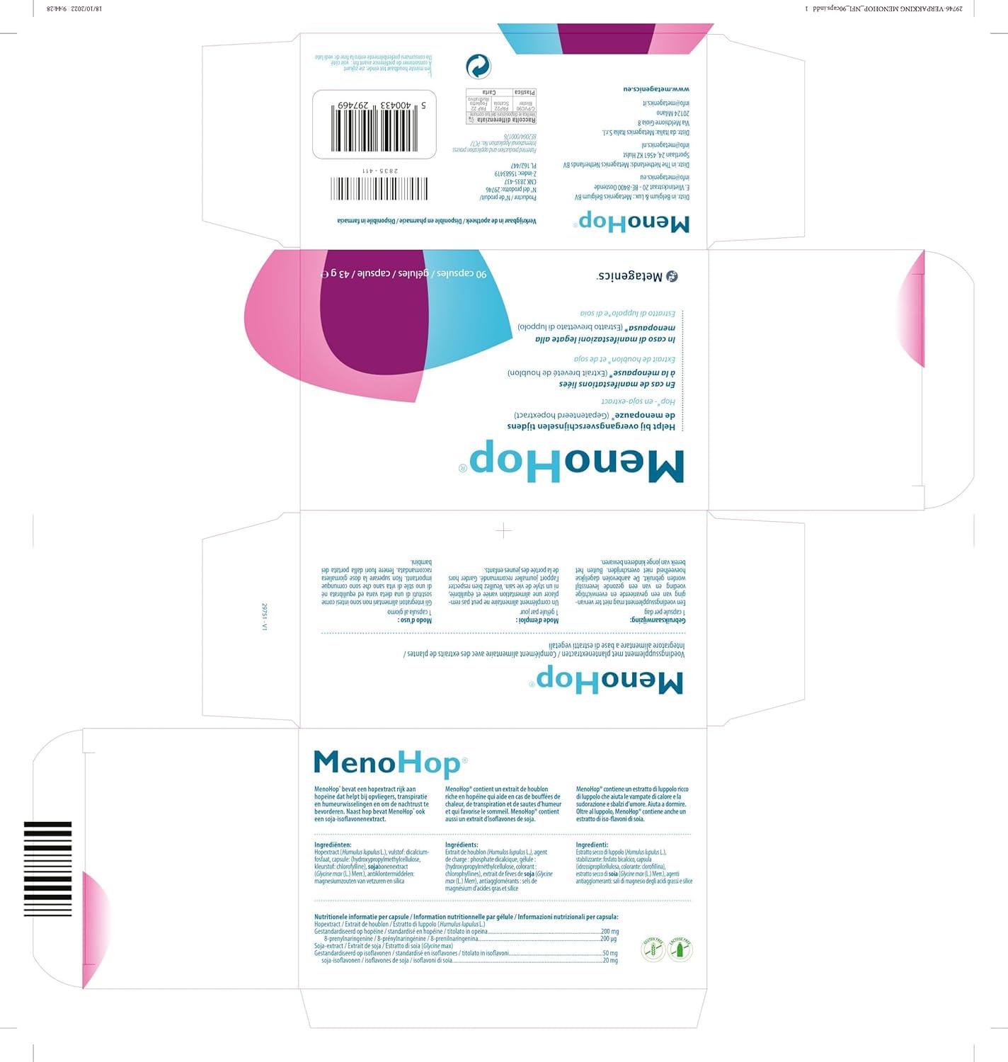 MenoHop VC ITA 90 capsule blister