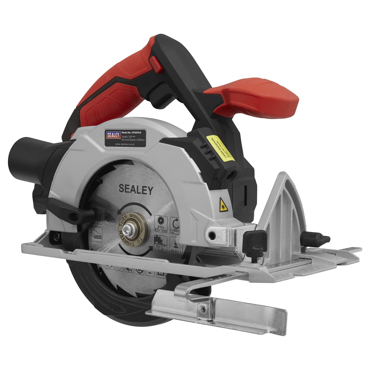 Sealey 20V Ø150mm Circular Saw - Body Only - CP20VCS