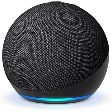 Echo Dot 5ª Geração Smart Speaker, Alexa, Bluetooth, Compatível com Amazon Music, Spotify, Apple Music e Deezer, Cor Preta