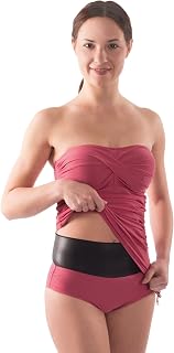 Suprima Stomabandage - Funda de neopreno para hombre y mujer, color negro
