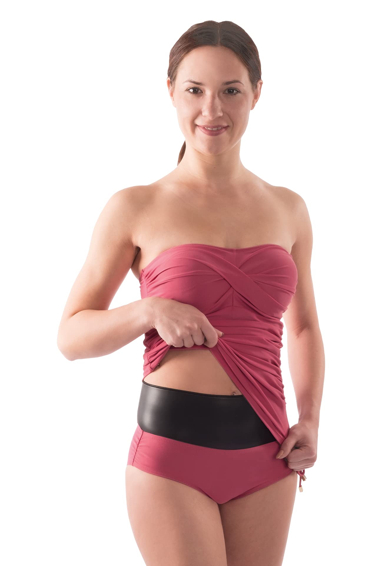 SUPRIMA Bandaż stomiczny neoprenowy czarny dla kobiet i mężczyzn (XL/XXL)