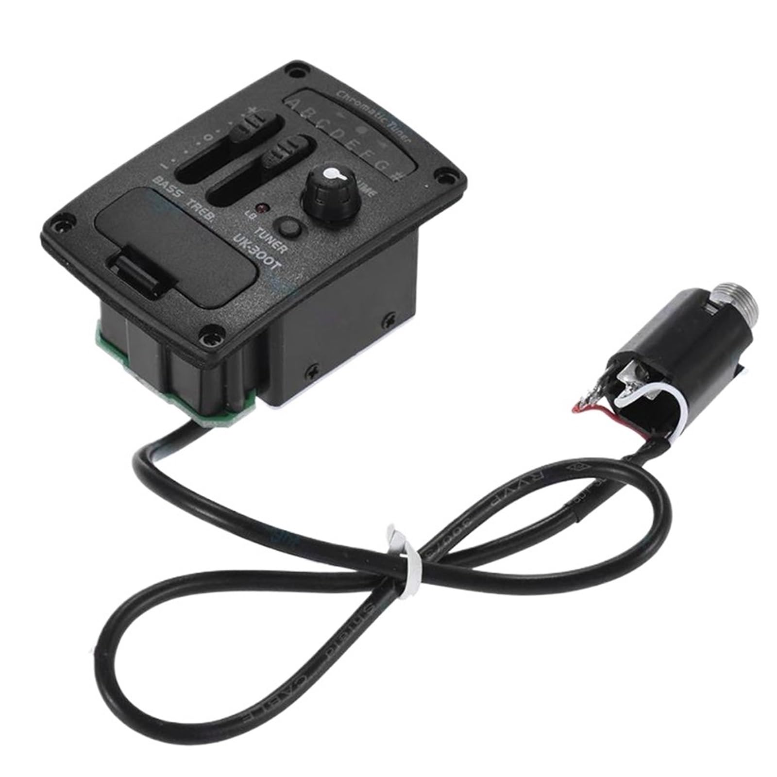 Przetworniki Do Gitary Akustycznej 2-pasmowy Tuner Chromatyczny LED Soft Piezo Pickups EQ Equalizer Części Do Gitary Akustycznej Akcesoria
