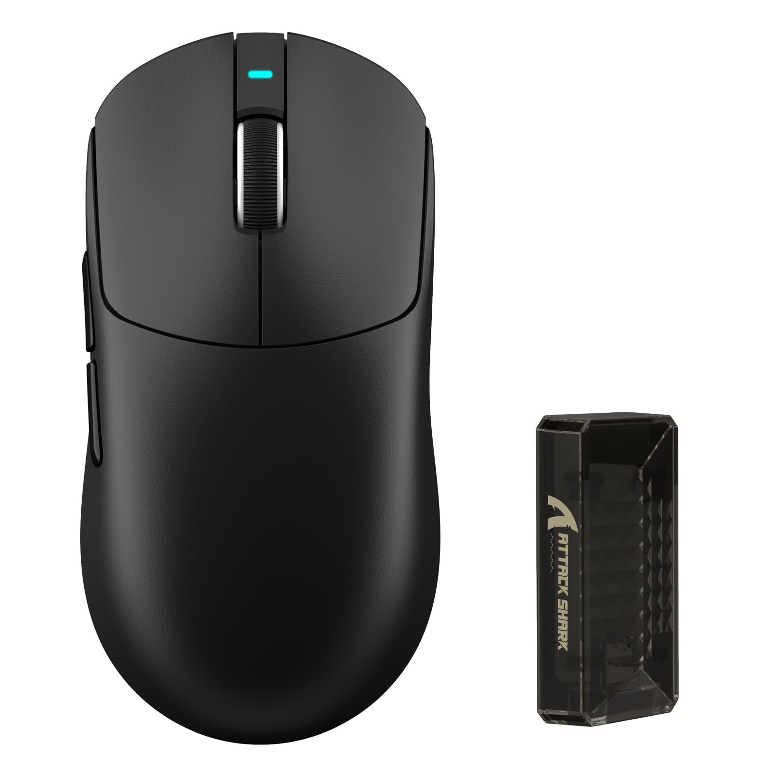 ATTACK SHARK X8 PRO 8K Wireless Gaming Mouse,Tri-Mode Broadcom BK52820 Chip, PAW3395PRO 40000 DPI Sensor, Superlight 55g Ergonomic Mouse for Large Hands,Cloud-Based Software,for Win/Mac/Laptop(Black)