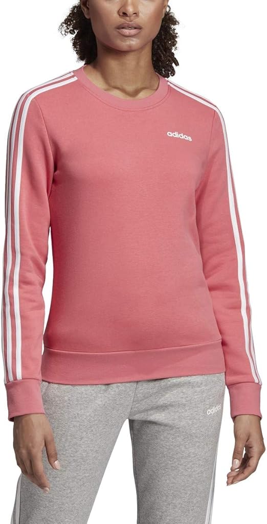 adidas pink crew neck sweatshirt