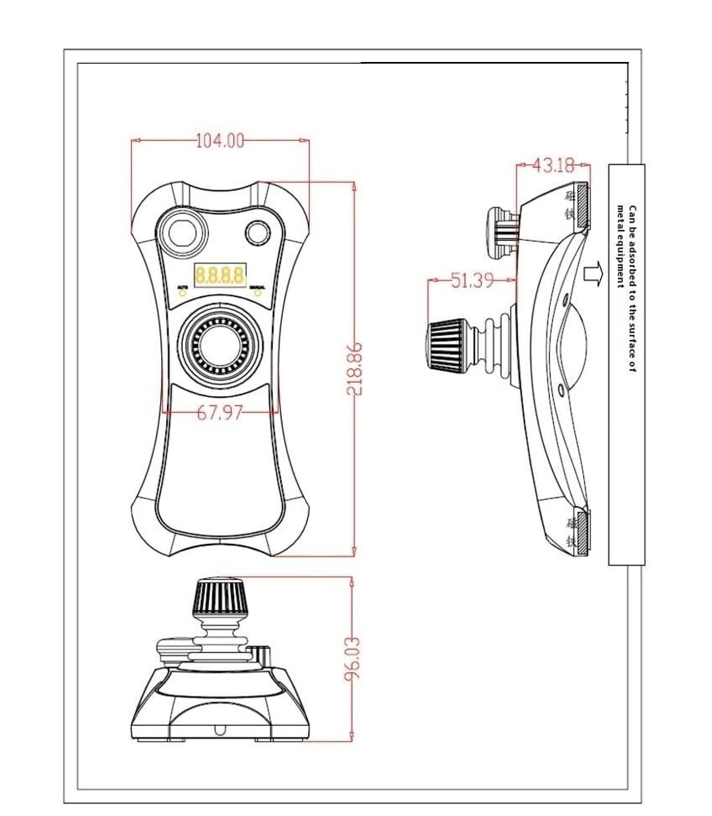 Joystick Joystick, Przyrząd Pomiarowy SMC72-SD, Grubość, Kontroler Generatora Obrazu Dwuwymiarowego dla domu