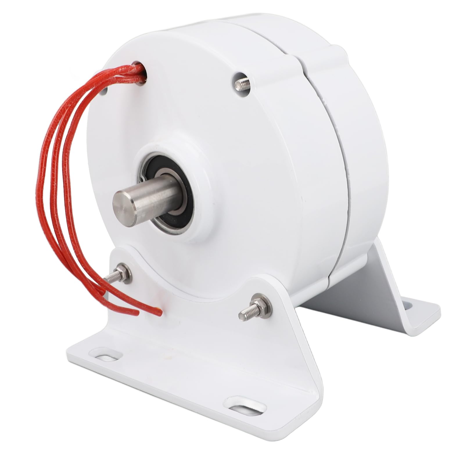 HEEPDD Generatore di Magneti per Turbine Eoliche Alternatore Design Sincrono a Doppio Albero con Base in Lega di Alluminio per Turbine Eoliche per Uso Domestico 24 V Trifase Permanente Nan (100W)