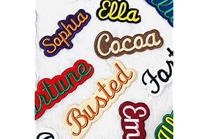 Personalized Embroidered Name Patches for Back to School gear