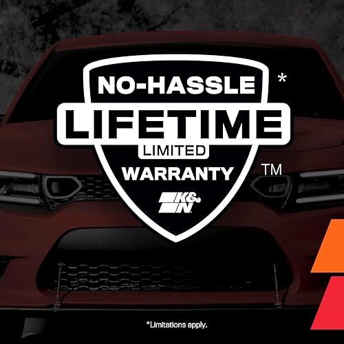 Miniatura 7 de K&N Filtro de aire del motor Aumenta la potencia y la aceleración, lavable, Premium, Filtro de aire de repuesto para automóvil compatible con Ford