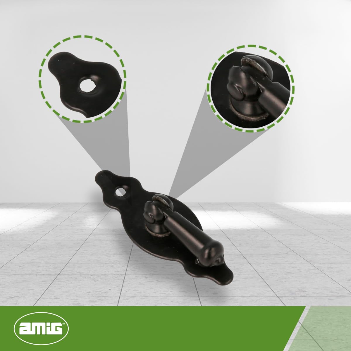 Amig - Retenue de pied en caoutchouc Mod.10 pour fixer et maintenir les