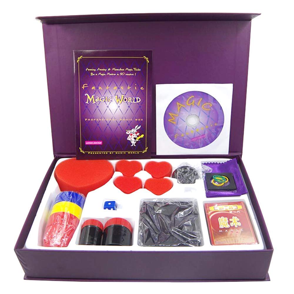 ZQION Anfänger Zaubertrick Kits Spielzeug Junior Magic Set für Kinder Zauberer Requisiten Magic Zubehör