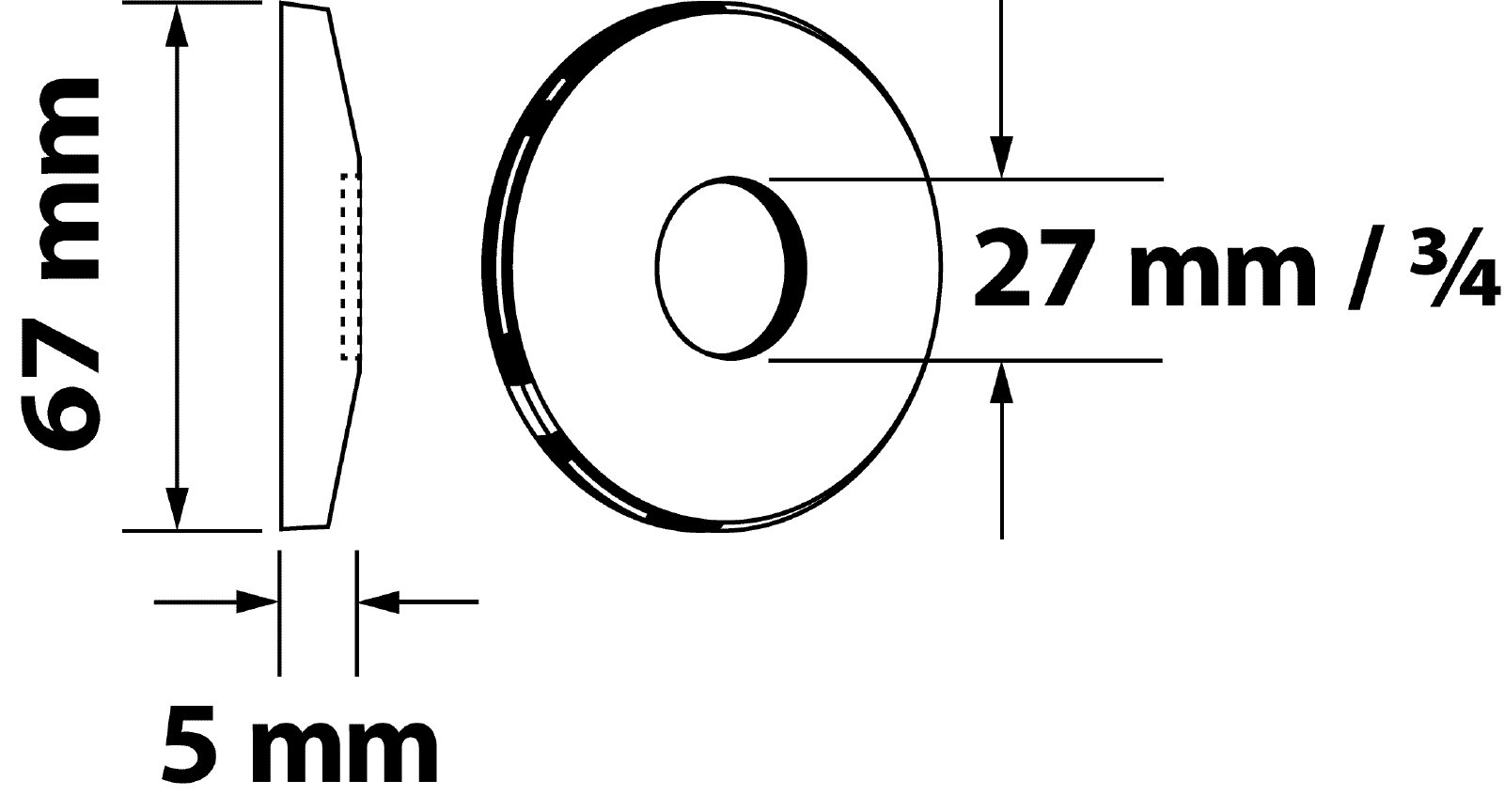 2 Rosette Piatte Cromate 20/27 - Diametro 55 Mm, Per Rubinetti E Tubi, Finitura Elegante E Funzionale - Foto 10