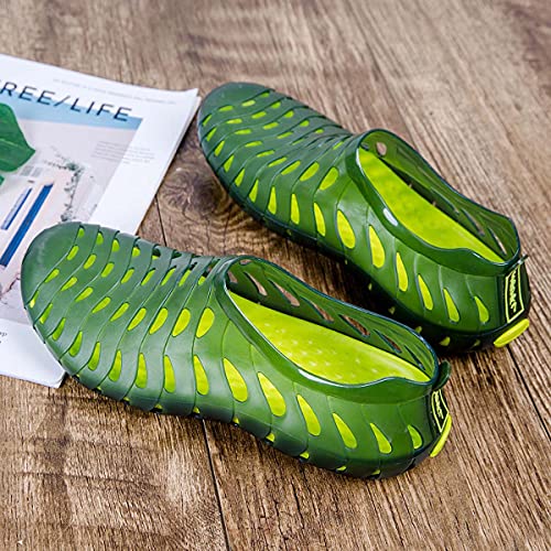 HYDLONGR Men's Women's Lightweight Breathable Non-Slip Garden Sandals Quick-Drying Hole Water Shoes Beach Kayaking Shoes3