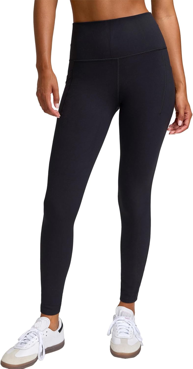 Awwena Women's High Waisted Thick Yoga Leggings with Pockets 25'' Buttery Soft Squat Proof Gym Athletic Workout Pants