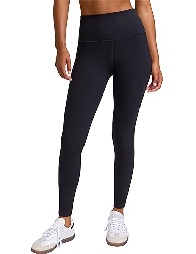 Women's High Waisted Thick Yoga Leggings with Pockets 25'' Buttery
