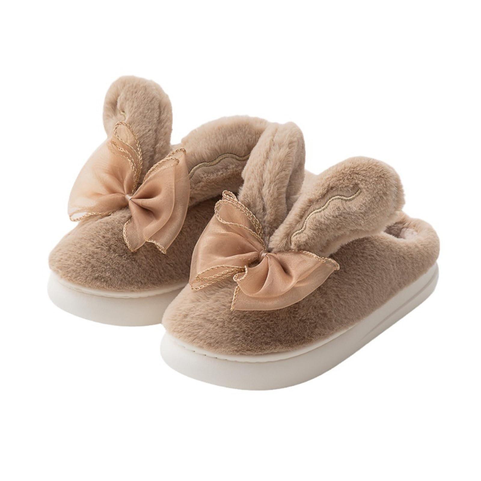 Chaussures en coton peluche et polaire à semelle épaisse style Baotou confort