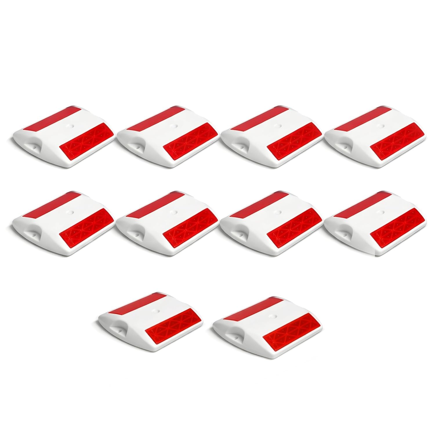 Safetify Road Reflectors Studs Markers - Great Reflecting for Speed Bumps -Enhance Visibility and Safety for Roads and Walkways, Freeways & Driveways | Industrial-image-20