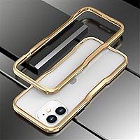 Vista 12 de HENGHUI Parachoques de aluminio compatibles con iPhone 12 Mini de 5.4 PULGADAS, estuche con marco metálico, parachoques delgado de diseño genial