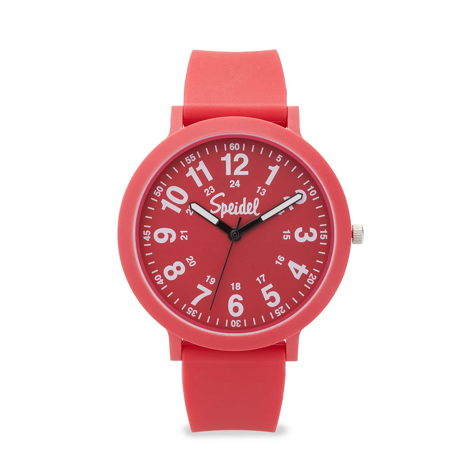 Eco Color Pop Recyclable Plastic Watch with 18mm Recyclable Silicone Strap