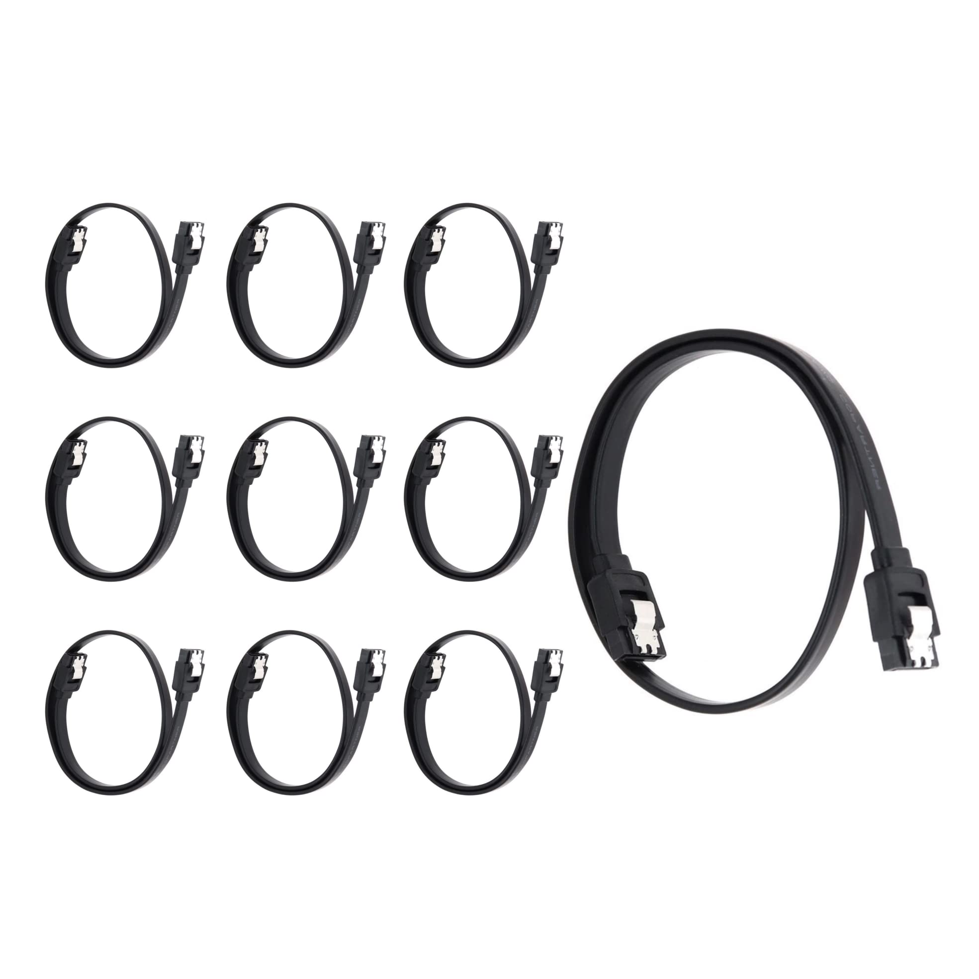 PARUHT 10-Pack SATA III (Sata 3) Data Cable Compatible for SATA HDD, SSD, CD Driver, CD Writer, Black SD3_10X (B09ZQQQ7P4) Amazon Price History, Amazon Price Tracker