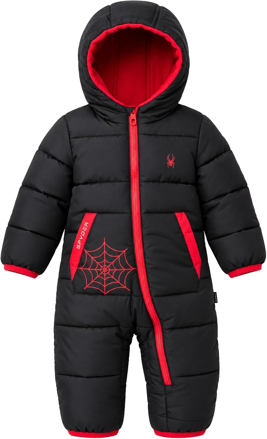 Spyder Toddler Snow Suit with Fleece Lining and Fold-Over Cuffs