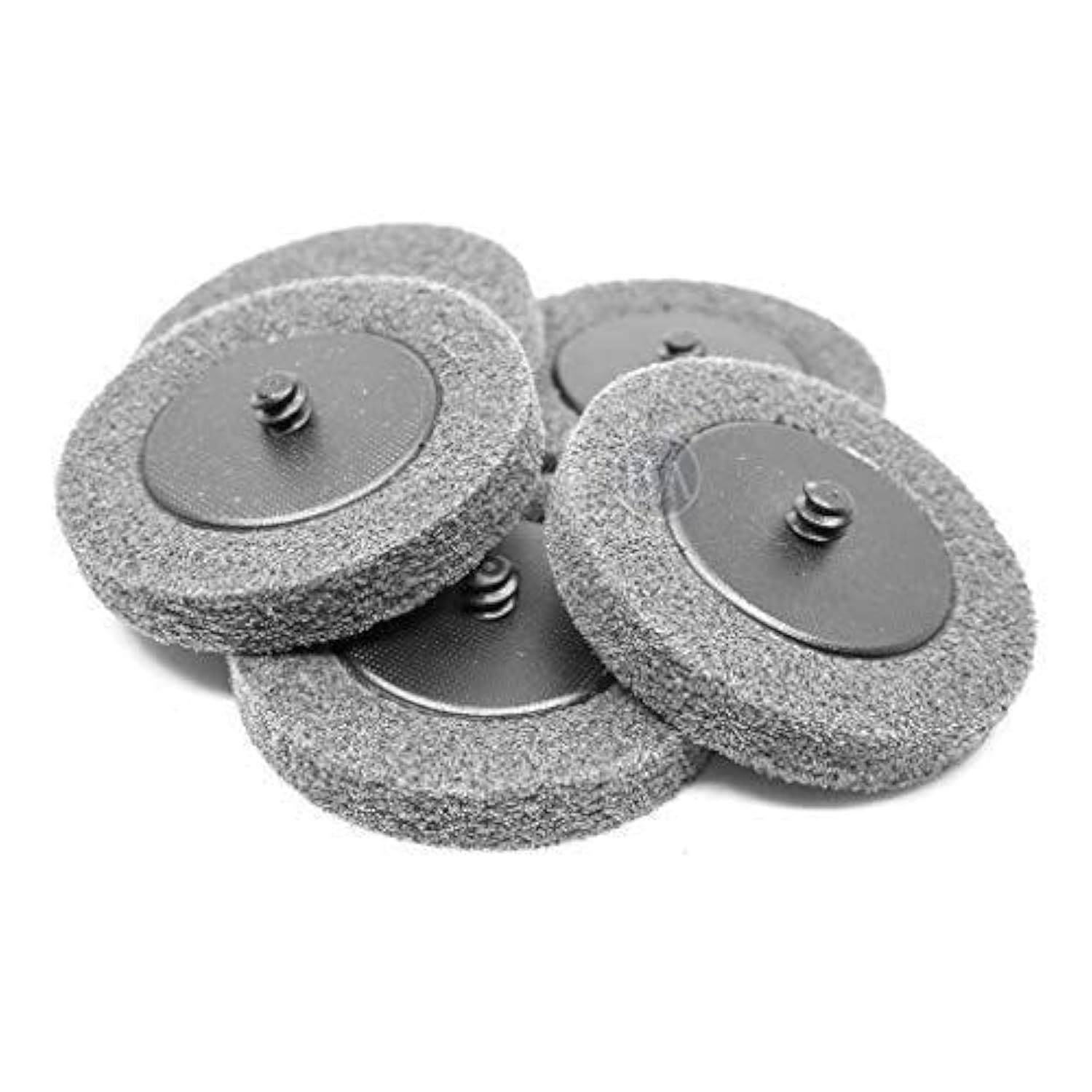 Benchmark Abrasives 3 Inch Sanding Discs Quick Change Silicon Carbide Surface Preparation Wheels, Polishing Wheel for Drill & Die Grinder Sanding Disc, Paint Stripper & Removal - (5 Pack)(Grey)