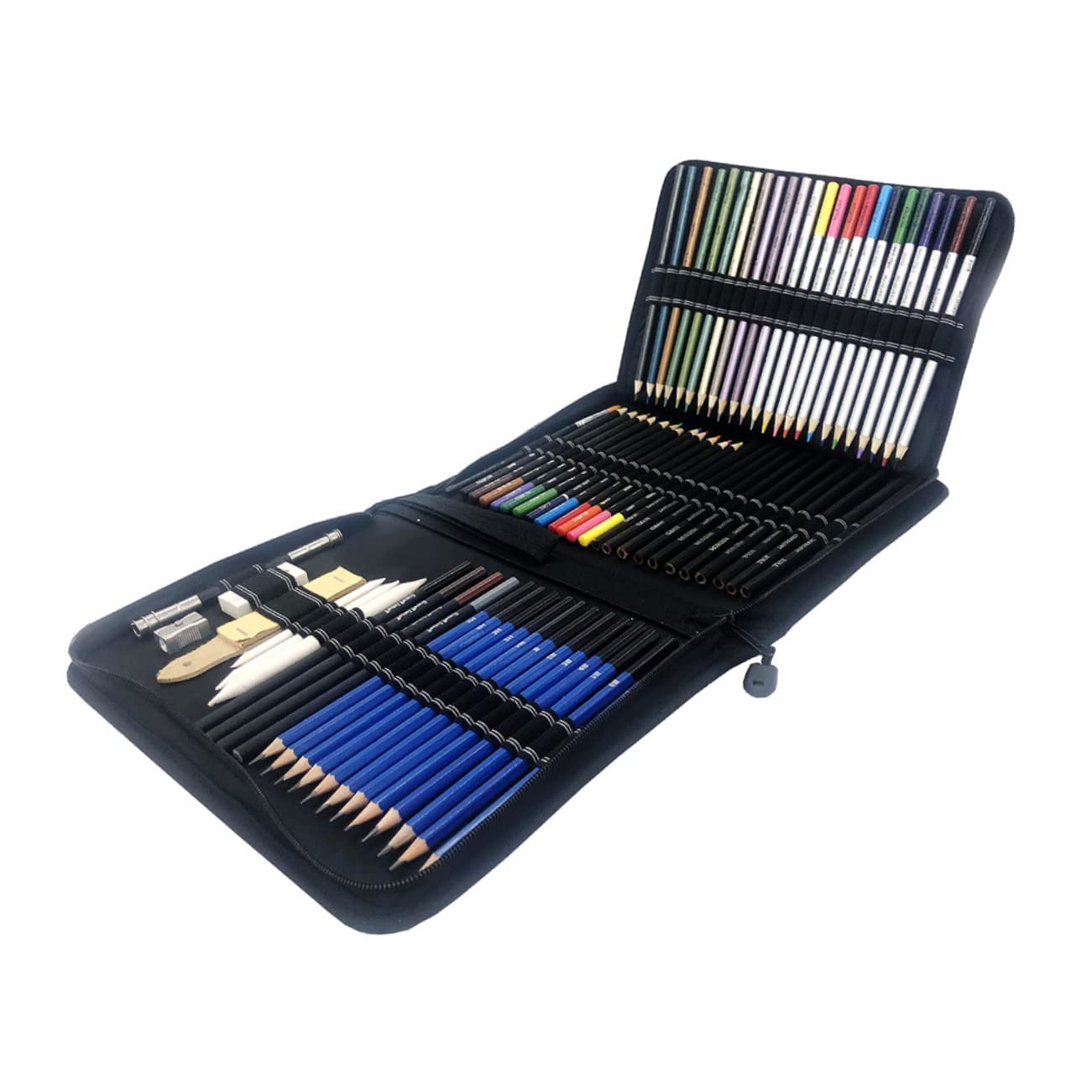 Set Matite da Disegno per Ragazzo Ragazza e Studenti 72 Pezzi in Legno | Album da Colorare e Pittura, Fornitura Artistica, Uso Sicuro Protezione Ambientale