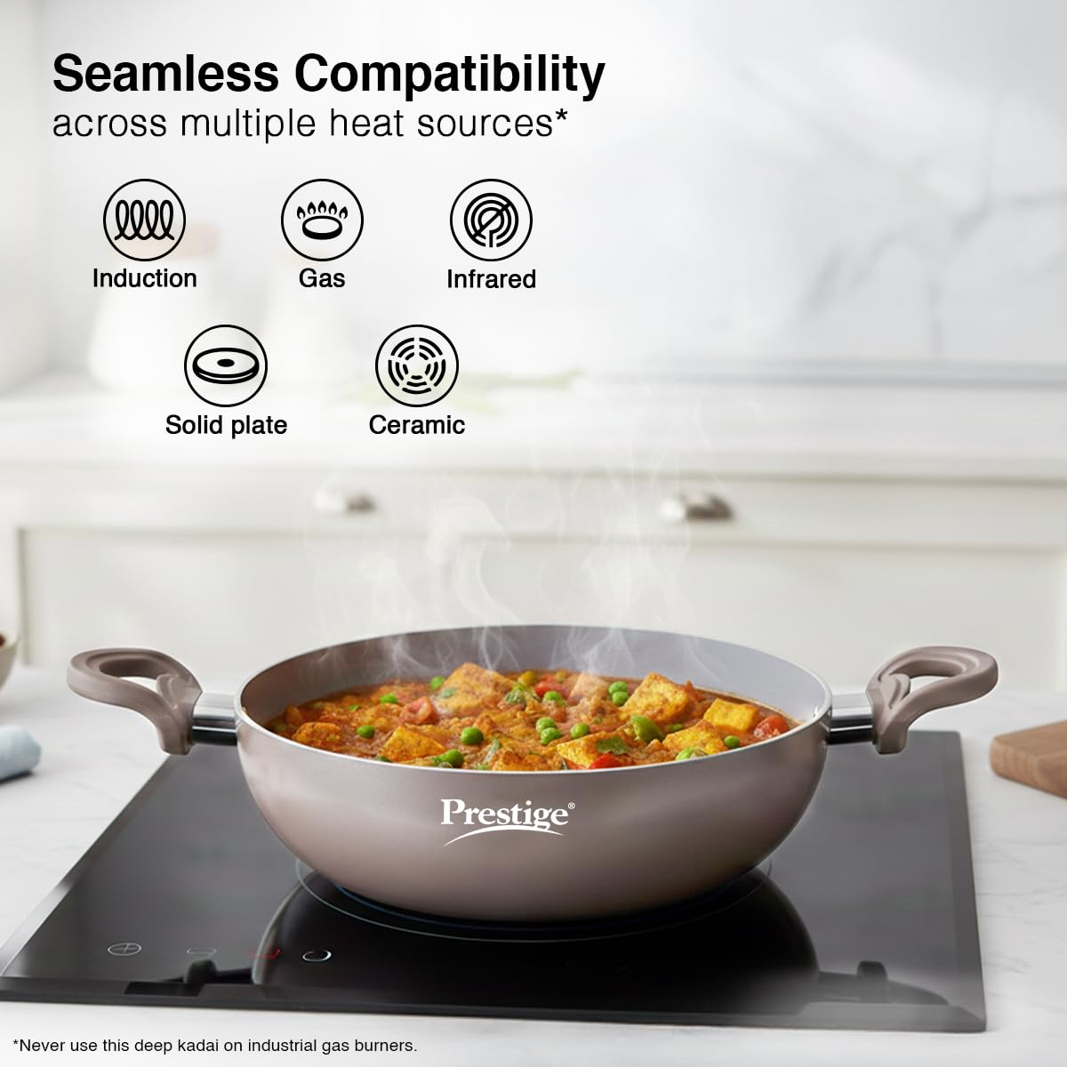 Prestige Ceraglide Kadai - Non-Stick Cookware -5